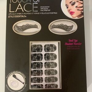 Touch of Lace Eye Shadow Appliqué & Nail Wrap Set